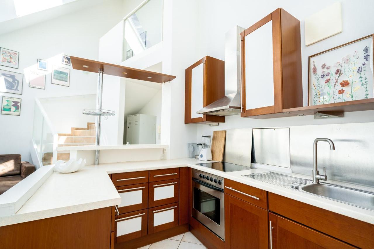 וינה Unique Maisonette Apartment Gasometer 12Th Floor מראה חיצוני תמונה